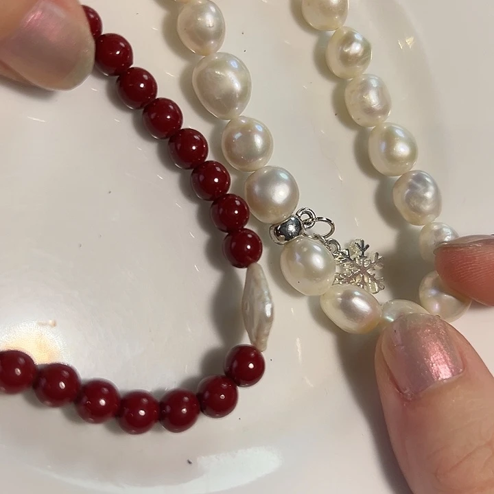 未镶嵌淡水珍珠耳饰