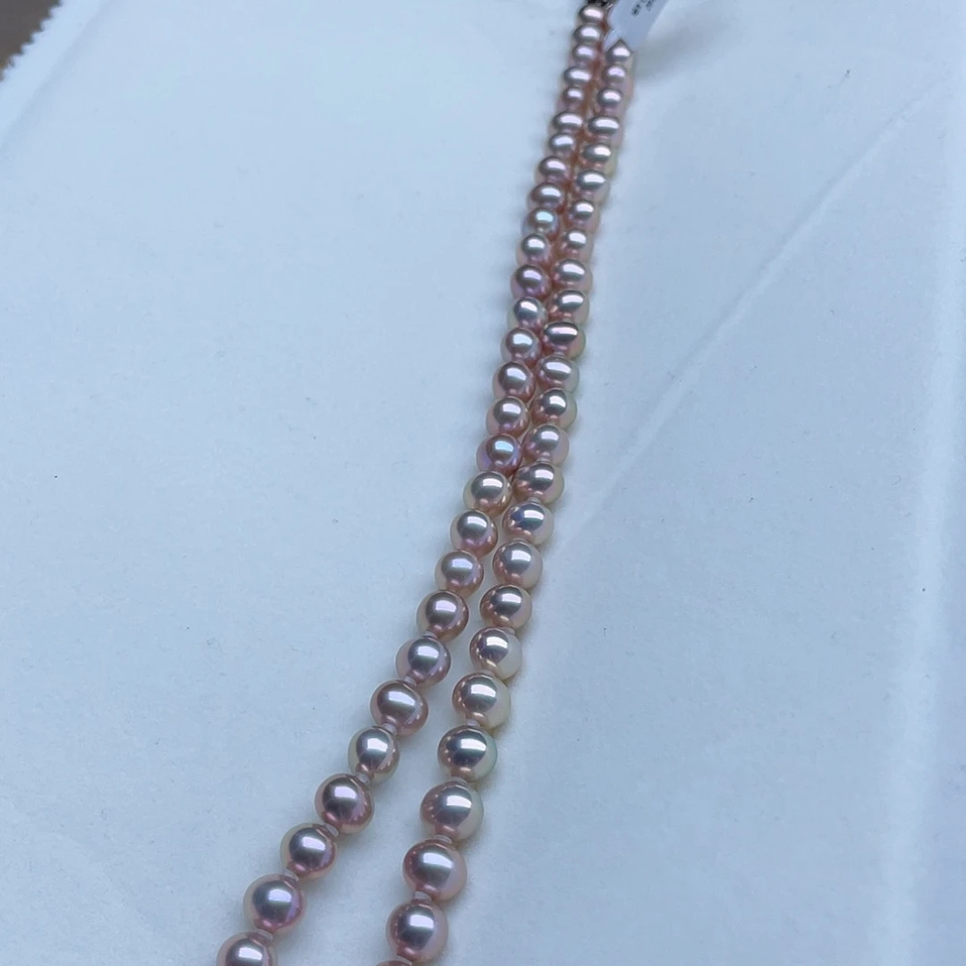 淡水珍珠颈饰银S925镶嵌