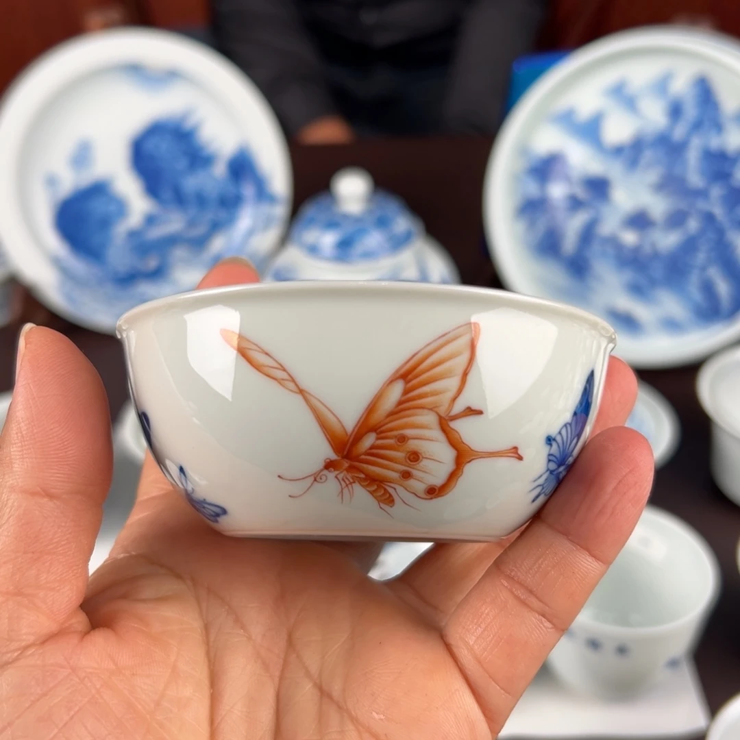 景德镇蝴蝶主人杯