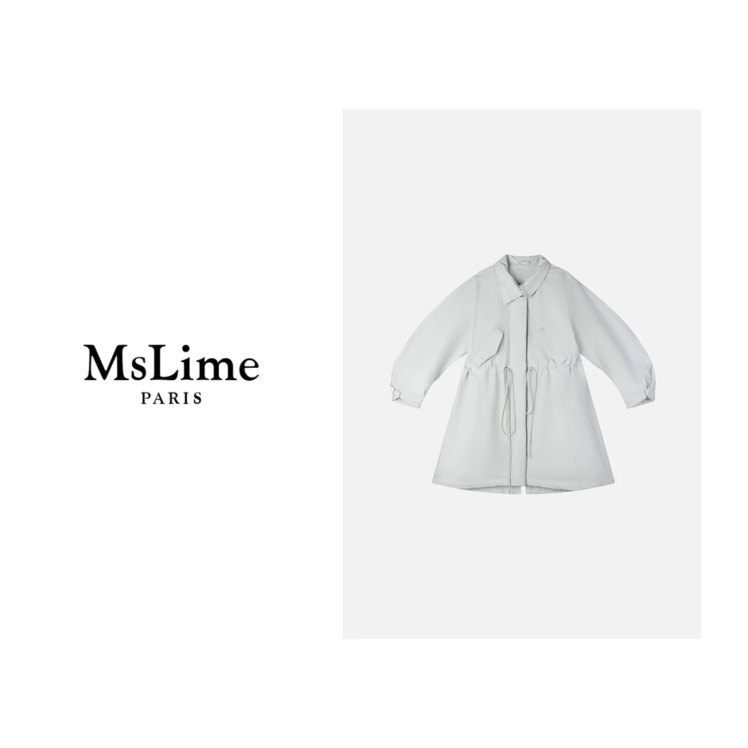 王嬛嬛MsLime25年新款时尚休闲气质90鹅羽绒服 HC2D3375