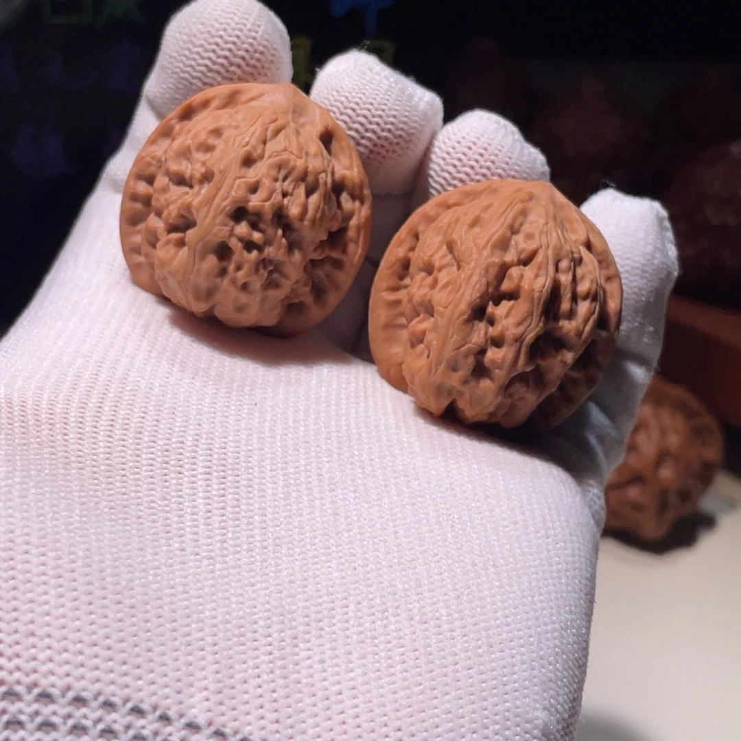 文玩核桃把件野狼.34.35,33,6123