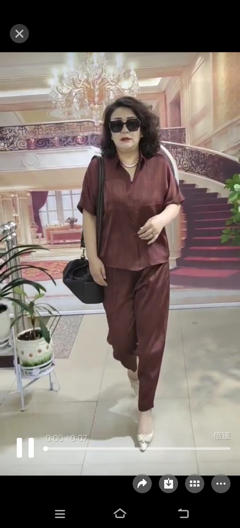 大码女装-上衣+裤子