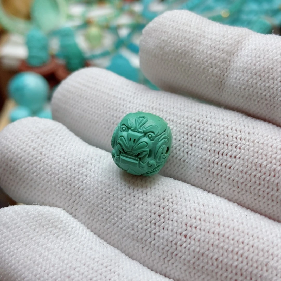 绿松石珠子未镶嵌