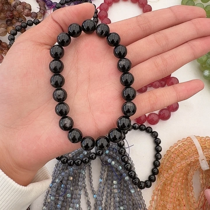 烟晶未镶嵌手链水晶