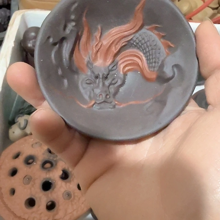 紫砂茶宠雕塑瑕疵茶宠