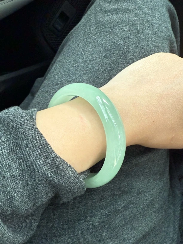 手镯 （直播间专用）冰种飘花手镯正圈女款时尚搭配