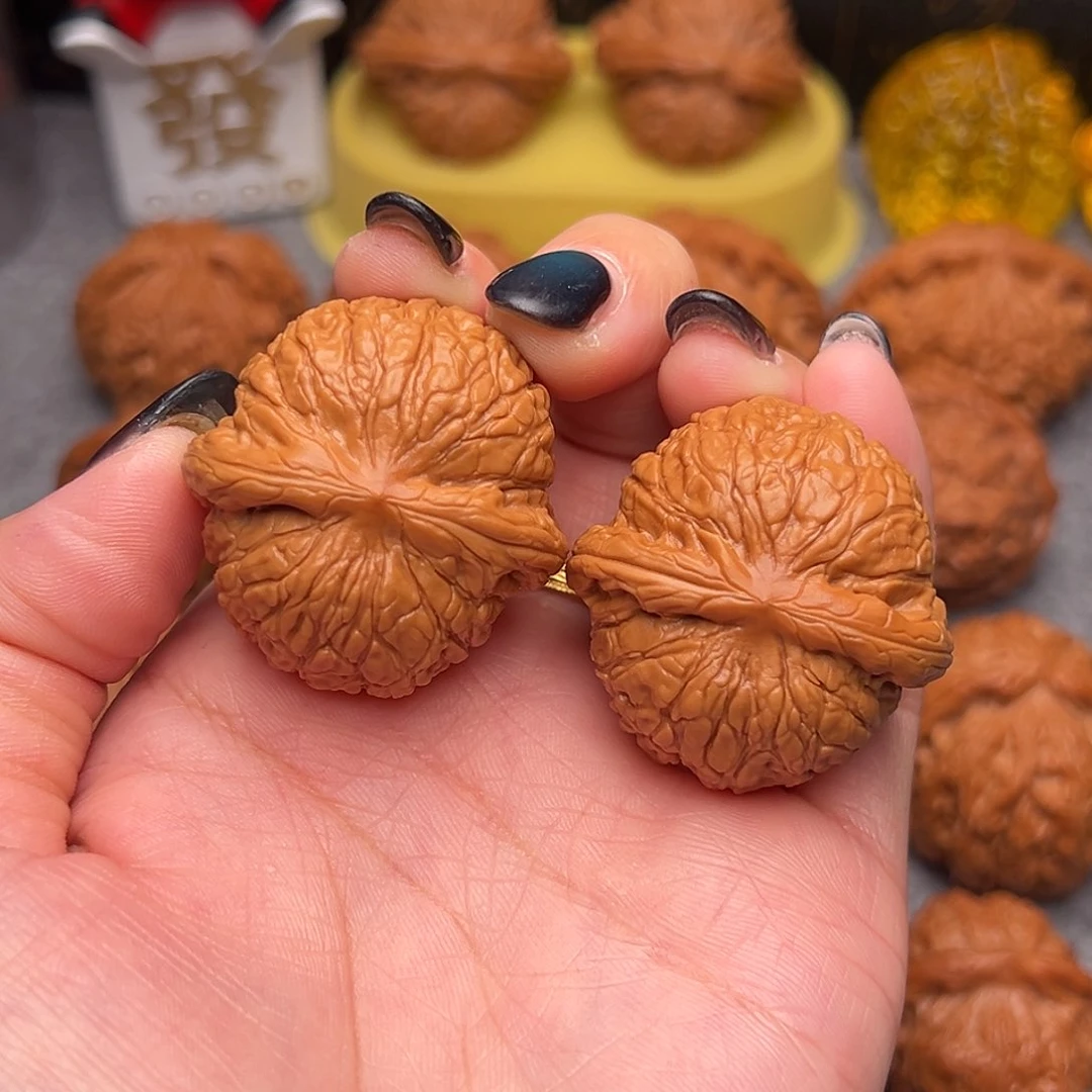 把件文玩核桃毕业精品精配乾隆磨36边度同尺