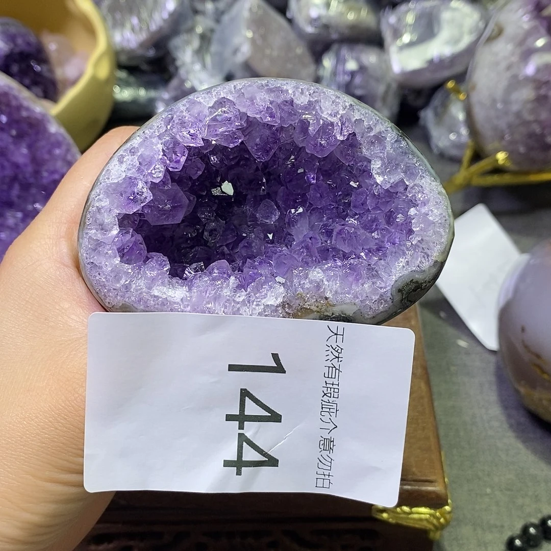 珠宝半成品未镶嵌紫晶