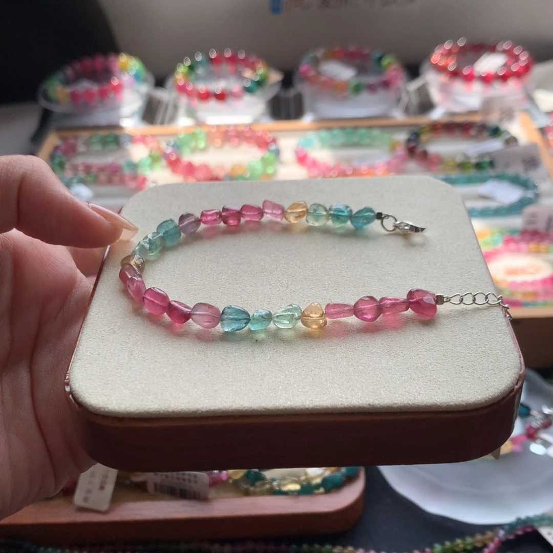 手链合金碧玺特价不退换