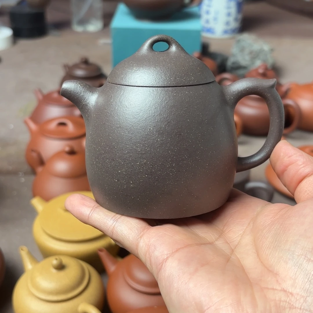 嫩***菜茶壶紫砂半手工福利