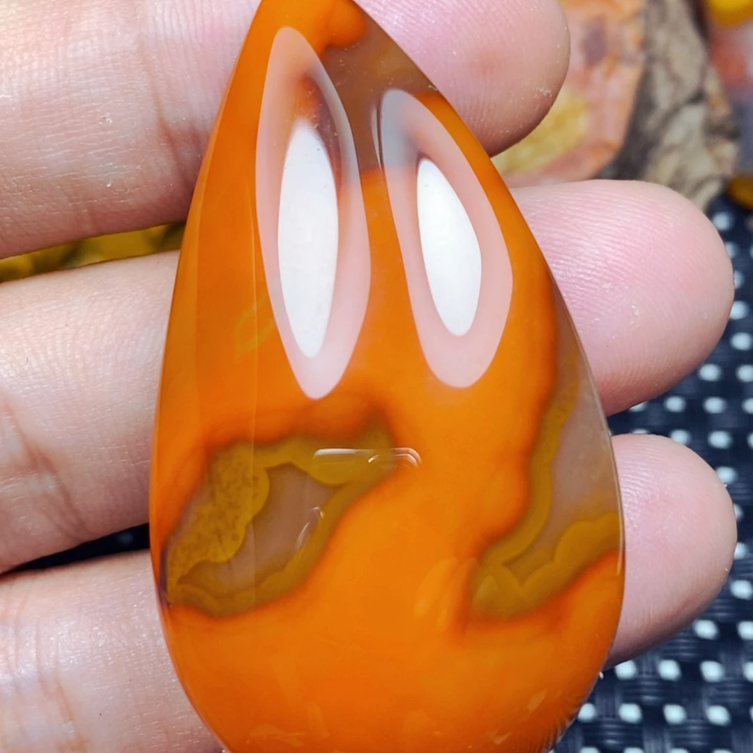 未镶嵌吊坠(不含链)玛瑙/玉髓戴*苗