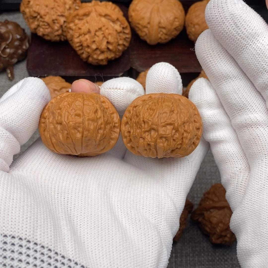 文玩核桃把件37老树乾隆磨