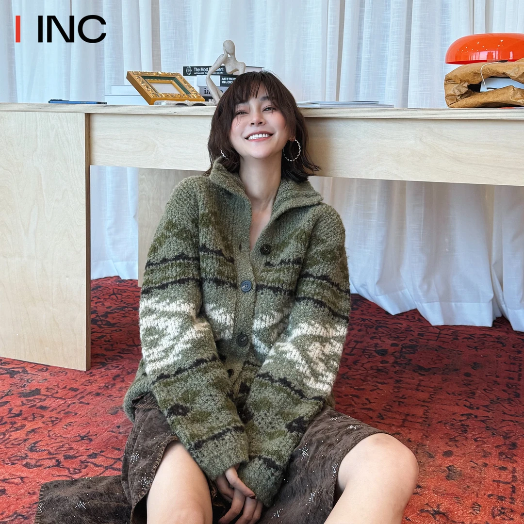 Y III CHUAN EO一川 费尔岛毛衣开衫女25AW冬季新款长袖上衣IINC