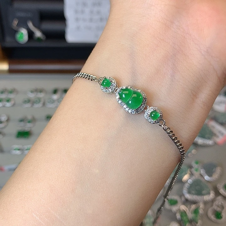 翡翠未镶嵌手链手链