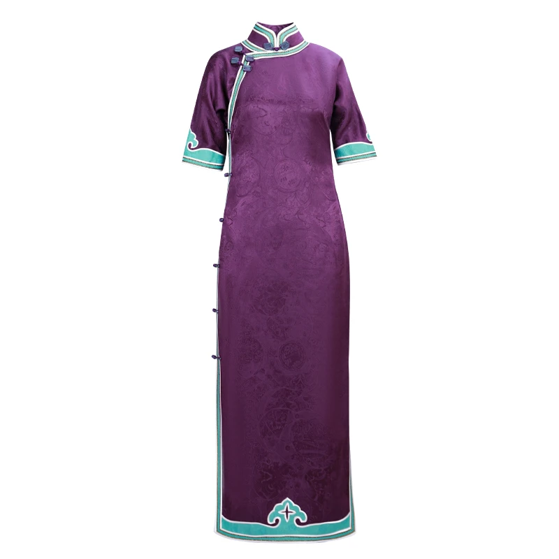 「静姝」乐锦坊中钟国风复古气质高端原创设计感古法全开襟汉服旗袍