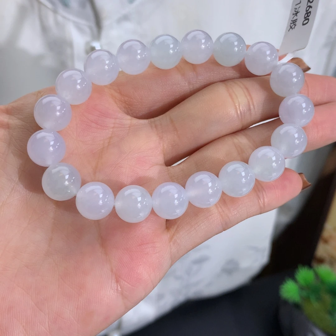 未镶嵌手串翡翠卡9.9胶润马卡龙手串