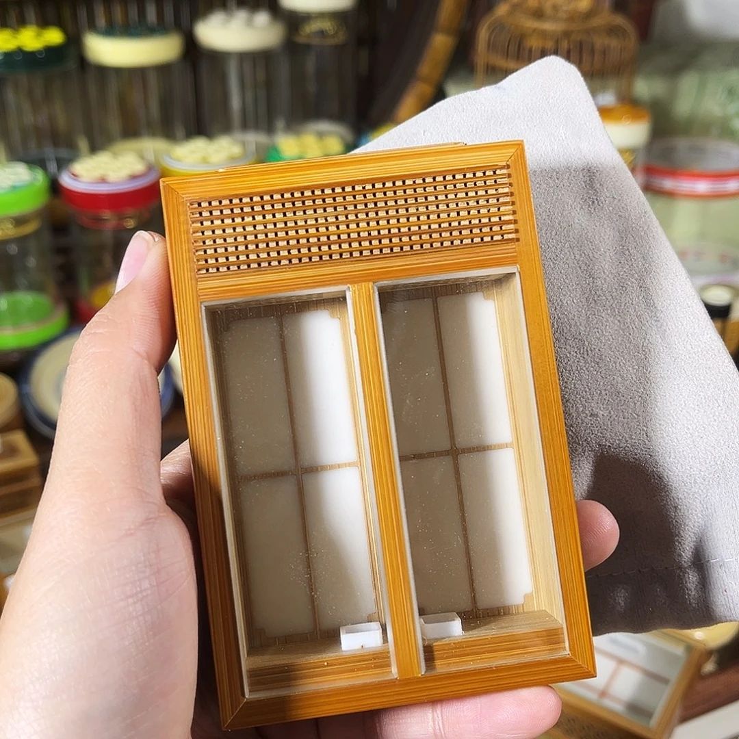 蟋蟀毛毛师傅双格竹蛉盒