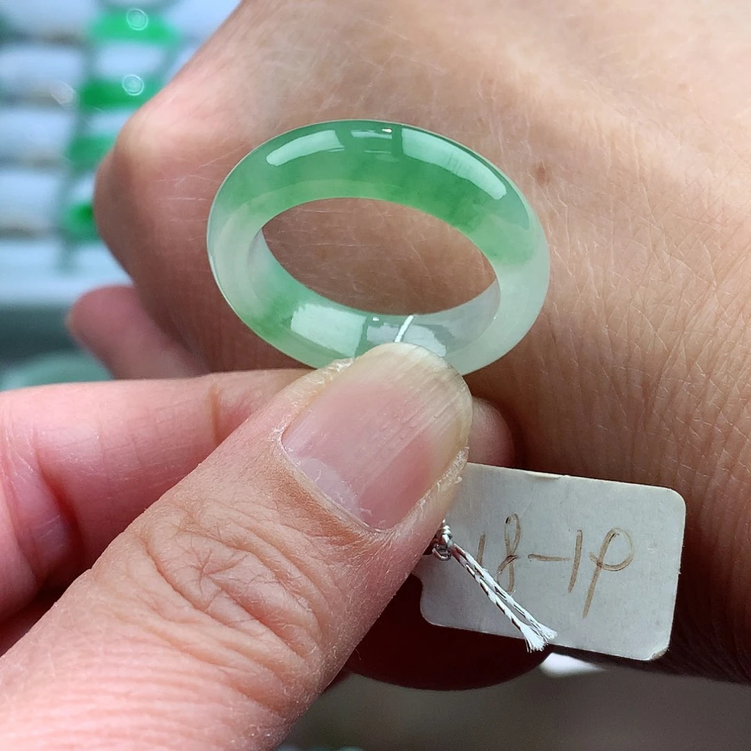 未镶嵌戒指翡翠b*p18-19号