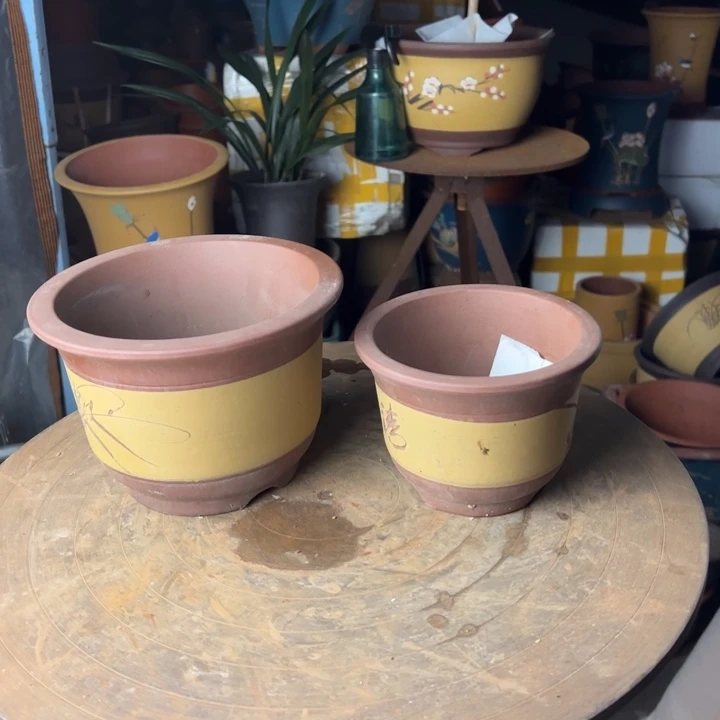 紫砂宜兴紫砂花盆花盆