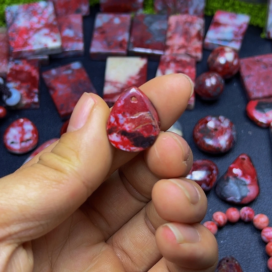 天然辰砂朱砂吊坠