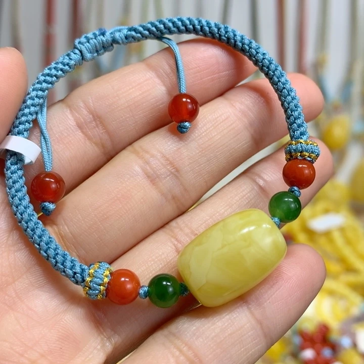 蜜蜡未镶嵌手链手绳