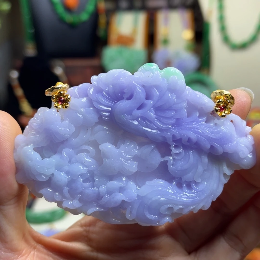 翡翠未镶嵌颈饰天然翡翠