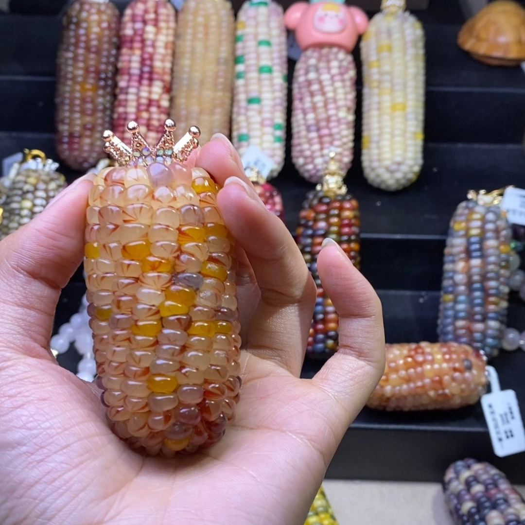 有机玻璃天*文玩玉米