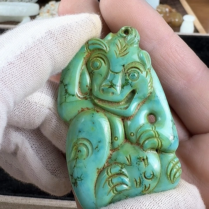 和田玉挂件未镶嵌悟**缘