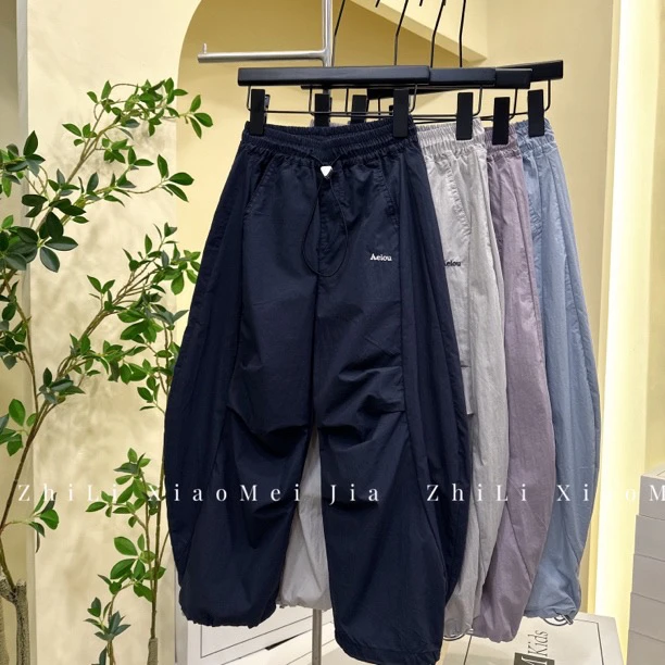 【纯棉透气】儿童裤子夏季薄款2025新款洋气儿童休闲中大童长裤潮