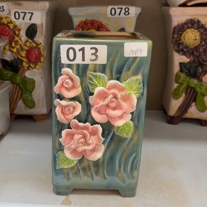 紫砂花盆粗陶材质多肉花盆
