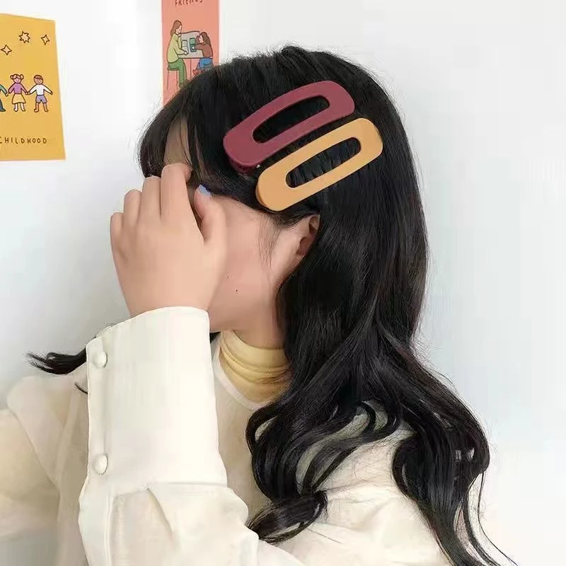 大号洗脸发夹后脑勺多巴胺碎发刘海夹子顶夹侧边夹简约头饰发卡女