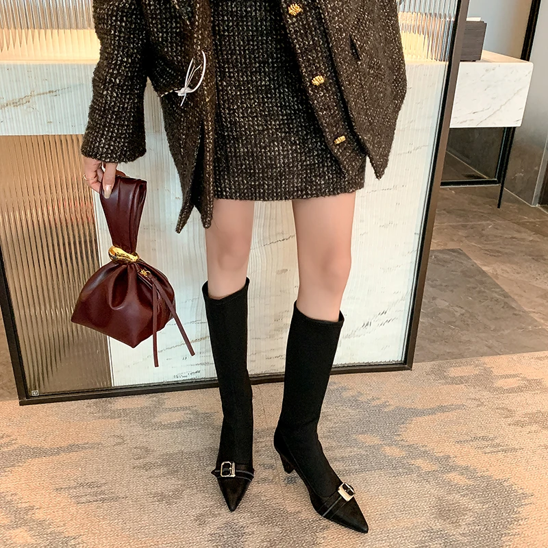 8127/5.5cm长筒瘦瘦靴