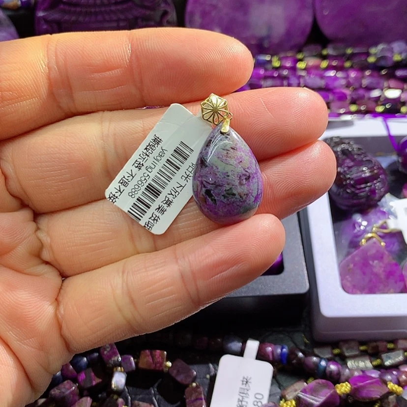 【闪购商品】苏纪石（舒俱来）18K金镶嵌吊坠赠链