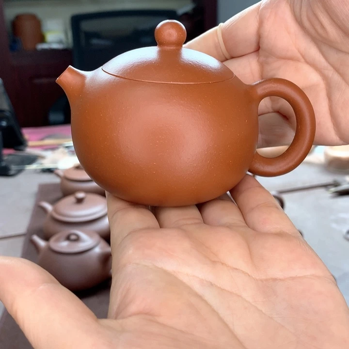 茶壶紫砂朱泥，西施壶，160cc