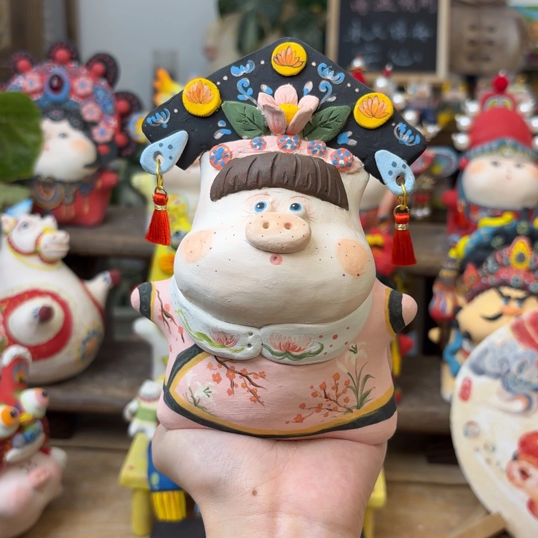 摆件手工陶艺摆件