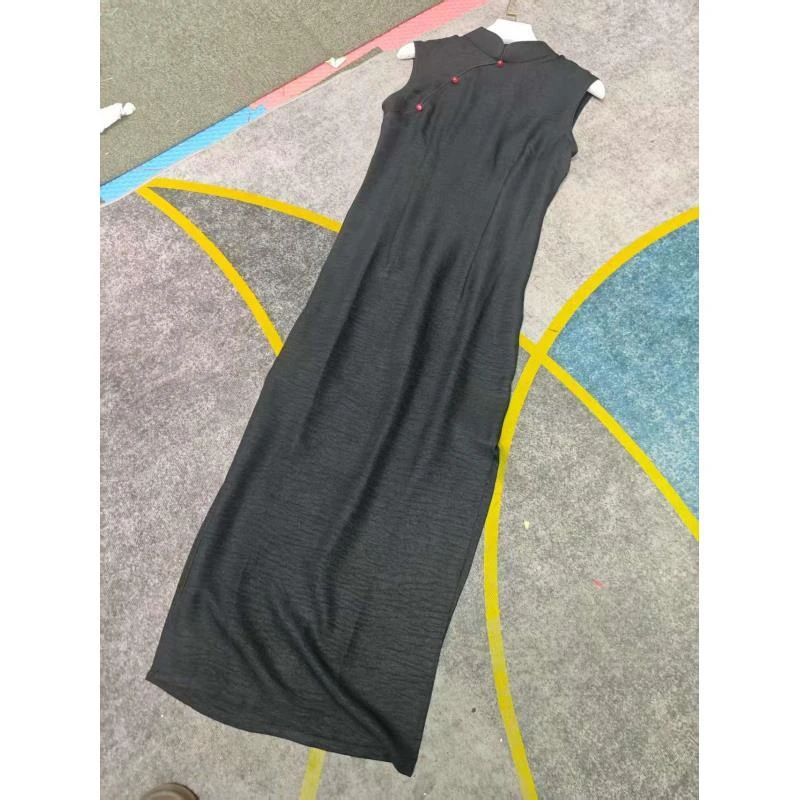 恬子梦 T873 夏季新款 相思红豆 裙长120 无袖新中式旗袍