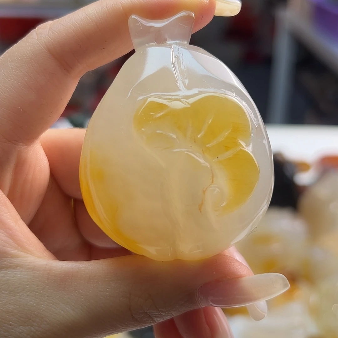 玛瑙/玉髓未镶嵌吊坠(不含链)