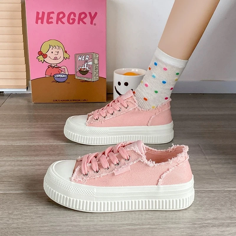 女生学生休闲百搭帆布鞋板鞋TP367