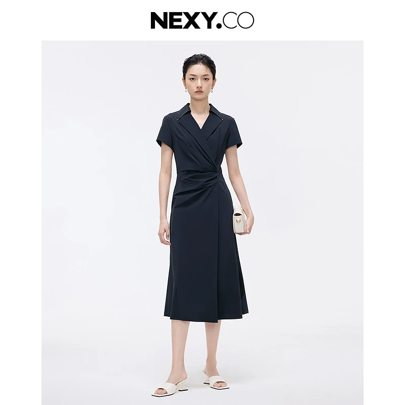 NEXY.CO/奈蔻连衣裙|凉感夏日|新品|气质收腰显瘦|百搭|XF06251P7
