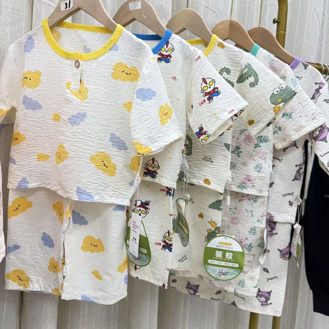 小悠悠品质童装-2025新款云朵棉家居空调服柔软夏款