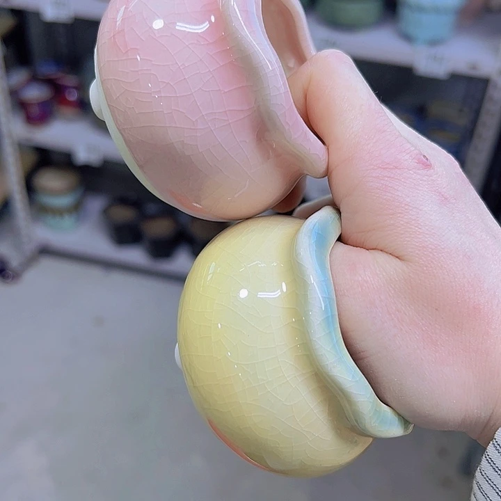 红陶陶瓷花盆当场满12包邮