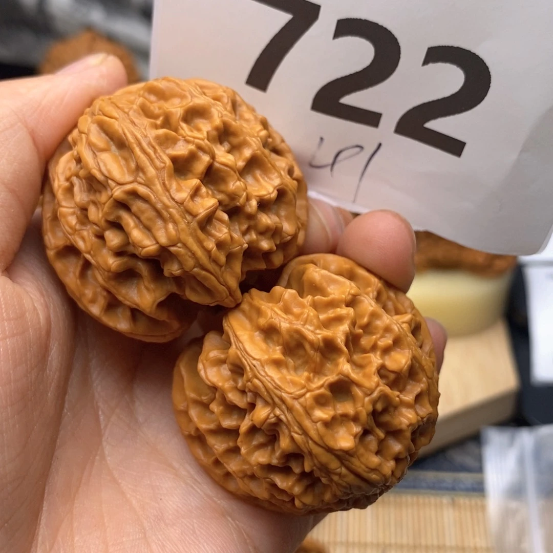 文玩核桃把件722号41苹果