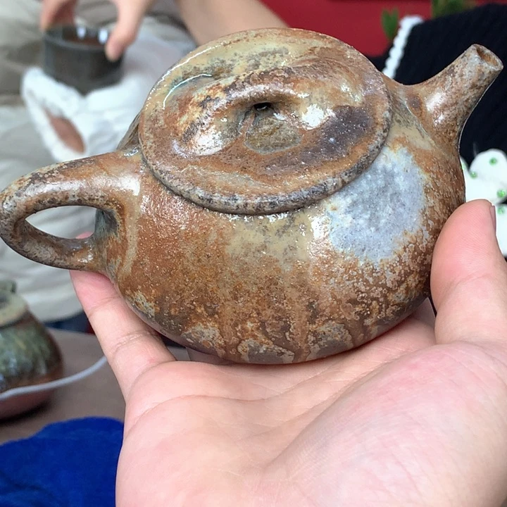 紫砂柴烧安**冠纯自然柴烧