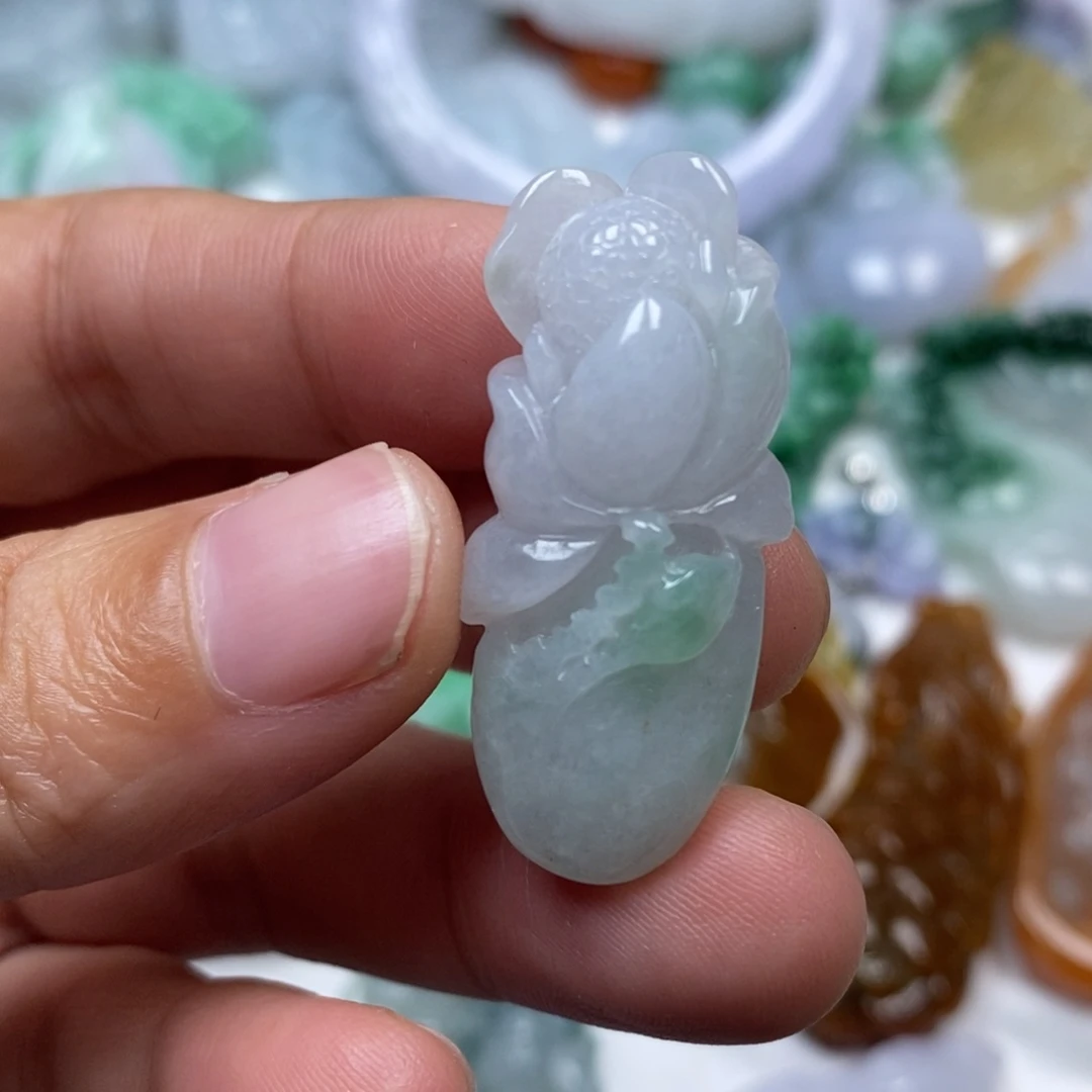 颈饰未镶嵌翡翠翡翠