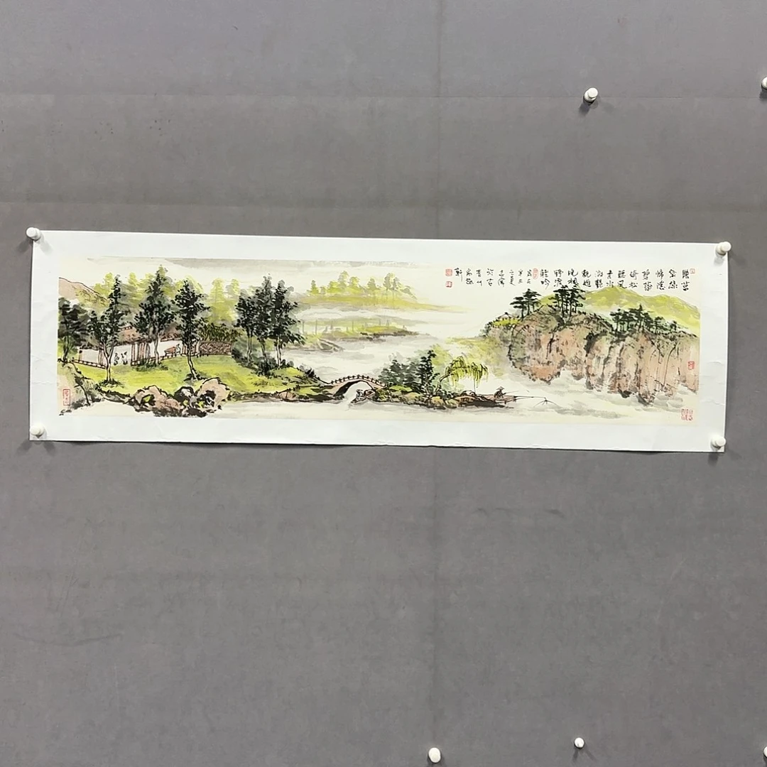 国画亲笔手绘放心去藏