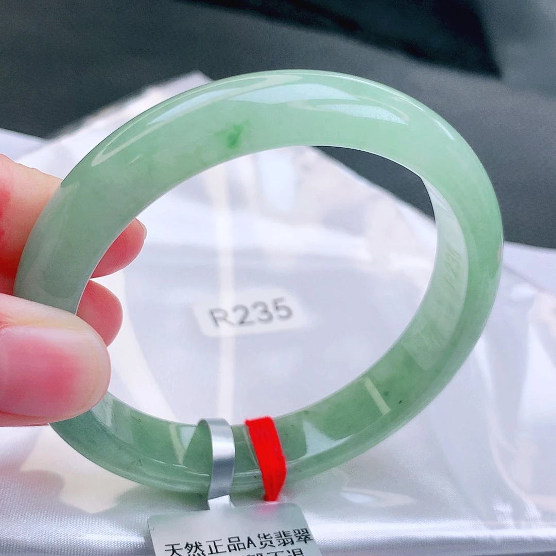 翡翠未镶嵌手镯缅甸天然a货翡翠手镯