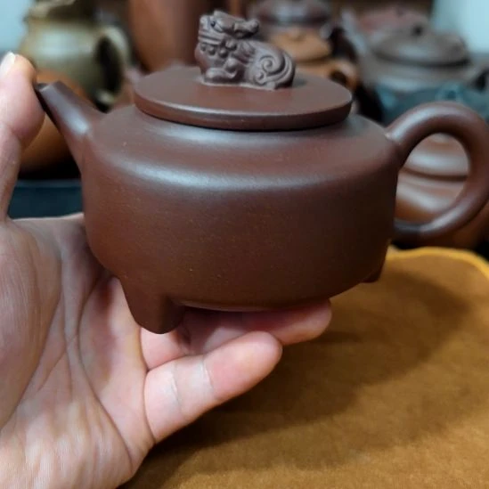 茶壶紫砂宜兴紫砂壶微瑕300cc