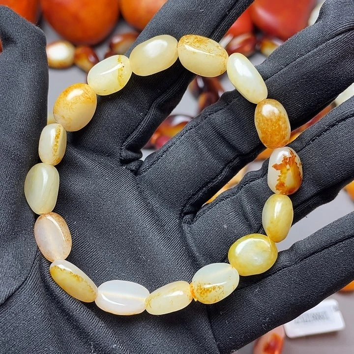 和田玉未镶嵌手链