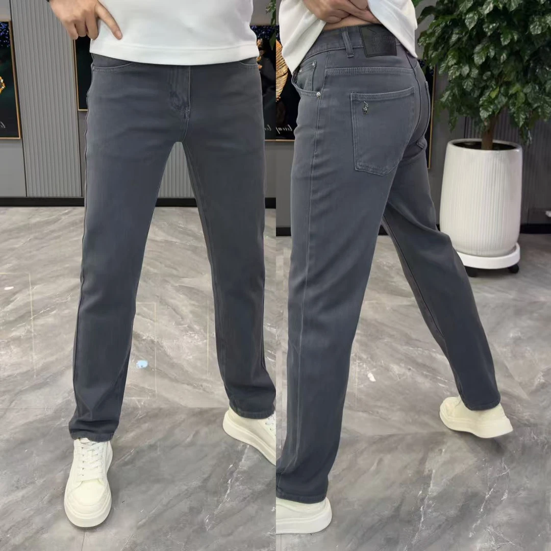男士牛仔裤直筒秋季新款宽松长裤轻奢痞帅网红裤子裤子男款秋冬款