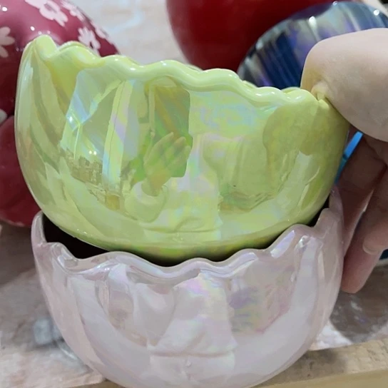 多肉绿植陶瓷花盆9.9包邮，有孔